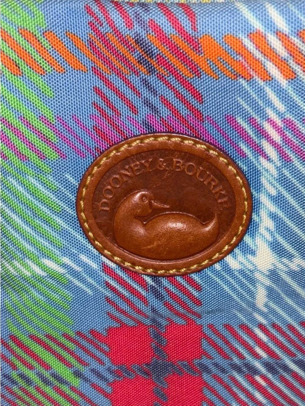 Dooney & Bourke Madras Plaid Tote with Matching Wallet